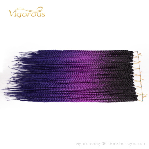 Vigorous Wholesale Price New Popular Heat Resistant Kinky Curly Wigs Hair For Black Women Synthetic Braiding Hair